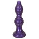 The Queen Ribbed Anal Plug &acirc; Purple Adult Sex Toys