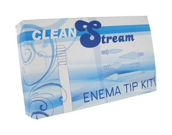 Clean Stream Enema Tip Set Black by XR Brands