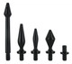 Clean Stream Enema Tip Set Black by XR Brands - view 2