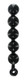 Black Baller Anal Beads - Bulk by XR Brands - view 3