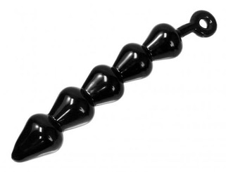Anal Links X-Large Black Beads - Bulk by XR Brands