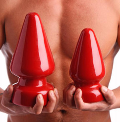 Anal Destructor Plug Red Small by XR Brands