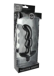 Onyx Vibrating Silicone Anal Plug Black by XR Brands