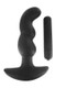 Onyx Vibrating Silicone Anal Plug Black by XR Brands - view 4