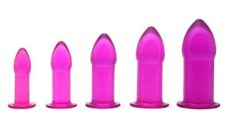 The 5 Piece Anal Trainer Set - Purple Sex Toy For Sale