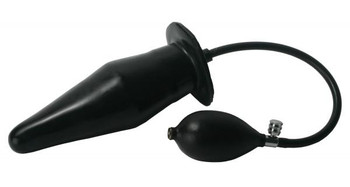 Super Large Inflatable Butt Plug Black Best Sex Toys
