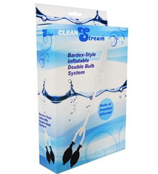 Silicone Inflatable Double Bulb Enema System by XR Brands