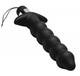 Wireless Black Vibrating Anal Beads With Remote by XR Brands - view 3