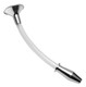 Stainless Steel Anal Funnel With Hollow Anal Plug by XR Brands - view 3