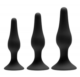 Apprentice 3 Piece Silicone Anal Trainer Set by XR Brands