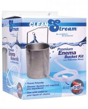 Premium Enema Bucket Kit With Silicone Hose Sex Toys