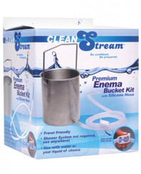 Premium Enema Bucket Kit With Silicone Hose by XR Brands