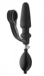Exxpander Inflatable Plug With Cock Ring Removable Pump Adult Sex Toy