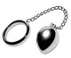 Stainless Steel Erection Ring And Anal Plug Silver by XR Brands
