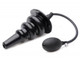 Huge Inflatable Enema Butt Plug Black by SC Novelties - view 3