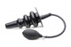 Huge Inflatable Enema Butt Plug Black by SC Novelties - Product SKU CNVXR -AF426