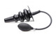 Huge Inflatable Enema Butt Plug Black by SC Novelties - view 2