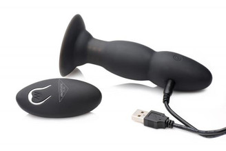 Rim Master Rechargeable Vibrating Silicone Anal Plug by XR Brands