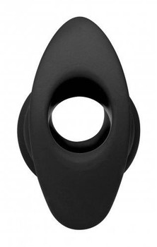 Hive Anal Tunnel Silicone Ribbed Hollow Anal Plug Large by XR Brands