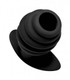 Hive Anal Tunnel Silicone Ribbed Hollow Anal Plug Large by XR Brands - view 3