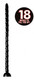 Hosed Swirled 18 Inches Thin Anal Snake Black by XR Brands