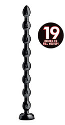 Hosed Beaded 19 Inch Anal Snake by XR Brands