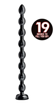 Hosed Beaded 19 Inch Anal Snake by XR Brands