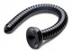 Hosed Ribbed 19 Inches Anal Dildo Black by XR Brands