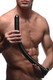Hosed Ribbed 19 Inches Anal Dildo Black by XR Brands - view 3