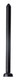Hosed Ribbed 19 Inches Anal Dildo Black by XR Brands - view 4