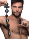 XR Brands 21x Dark Rattler Vibrating Silicone Anal Beads With Remote - Product SKU CNVXR-AG787