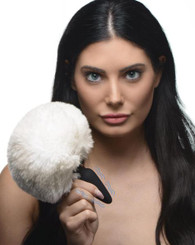 Small Vibrating Anal Plug With Interchangeable Bunny Tail - White by XR Brands
