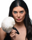 Large Anal Plug With Interchangeable Bunny Tail - White by XR Brands