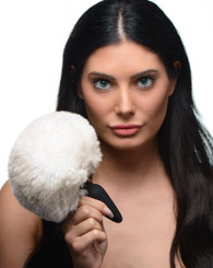 Small Anal Plug With Interchangeable Bunny Tail - White by XR Brands