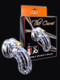 CB-6000 3 3/4 inches Curved Cock Cage and Lock Set - Clear by CBX Male Chastity - Product SKU CBCURVE