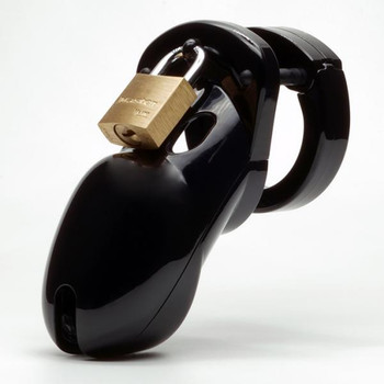 Cb-3000 Black 3in Chastity Cage W/ Complete Kit by CBX Male Chastity