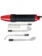 Neon Wand Red Handle Purple Electro Stimulator by Kinklab