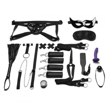 Everything You Need Bondage In A Box 12 Piece Bedspreader Set Adult Toys