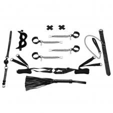 All Chained Up Bondage Play 6 Piece Bedspreader Set Adult Toy