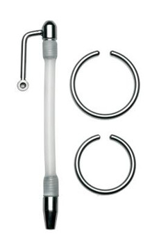Inertia Flexible Thru Penis Plug by XR Brands