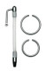 Inertia Flexible Thru Penis Plug by XR Brands
