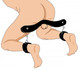 The Extreme Enforcer Humbler With Ankle Restraints by XR Brands - Product SKU XRAF218