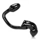 Oxballs Tailpipe Chastity Shaftlock & Asslock Butt Plug Black