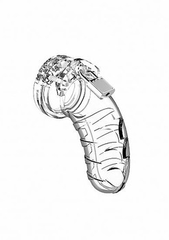 Mancage Chastity 4.5 inches Transparent Model 4 Clear Sex Toy
