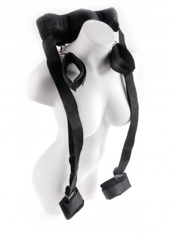 Position Master With Cuffs Black by Pipedream Products