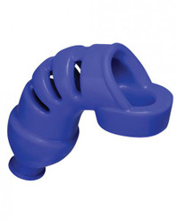 Hunkyjunk Lockdown Chastity/ Packer Cobalt by OXBALLS