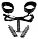 Acquire Easy Access Thigh Harness, Wrist Cuffs Black by XR Brands - view 2