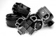XR Brands Strict Hog-Tie Restraint System Black Leather - Product SKU XRAE917