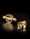 Gold Magnetic Nipple Clamps Set by Pipedream - Product SKU PD398827