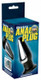 Zeus Electrosex Black Anal Plug by XR Brands - Product SKU XRAA902